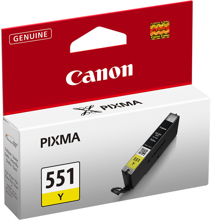 Canon CLI-551 Y, žlutá_1859414192