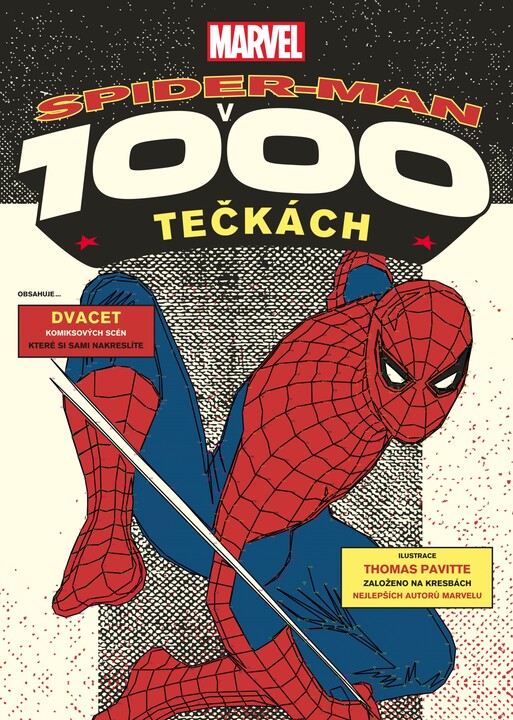 Kniha Marvel: Spider-man v 1000 tečkách_259725