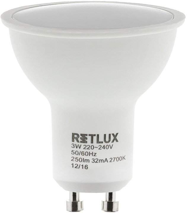 Retlux RLL 304 GU10 žárovka 9W CW_1930537106