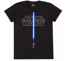 Tričko Star Wars - Lightsaber, svítící (XXL)_1187749303