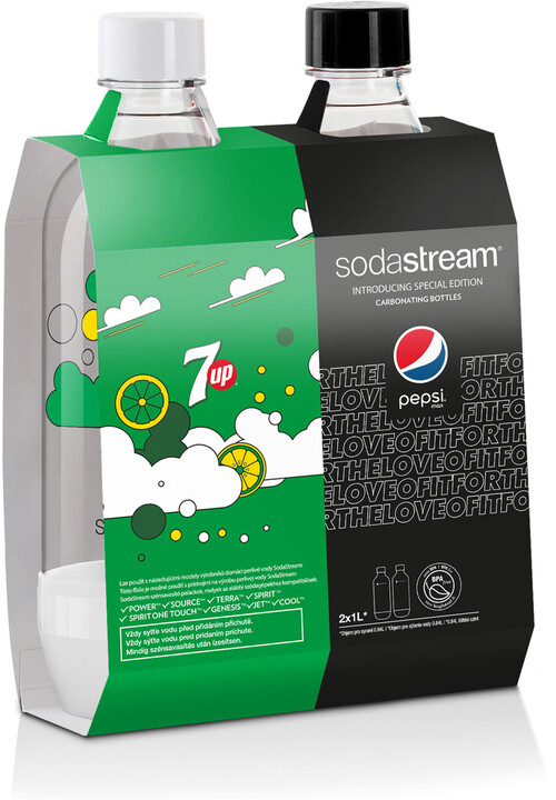 SodaStream Lahev JET 7UP &amp; Pepsi Max 2x 1l SODA_743103241