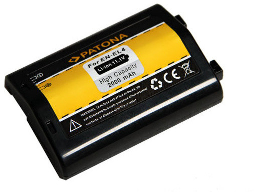 Patona baterie pro Nikon EN-EL4/ENEL4a 1800mAh Li-Ion_1229799601