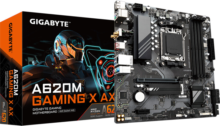 GIGABYTE A620M GAMING X AX - AMD A620_657549114
