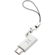 FIXED Link redukce pro nabíjení a datový přenos z USB-C na microUSB, bílá