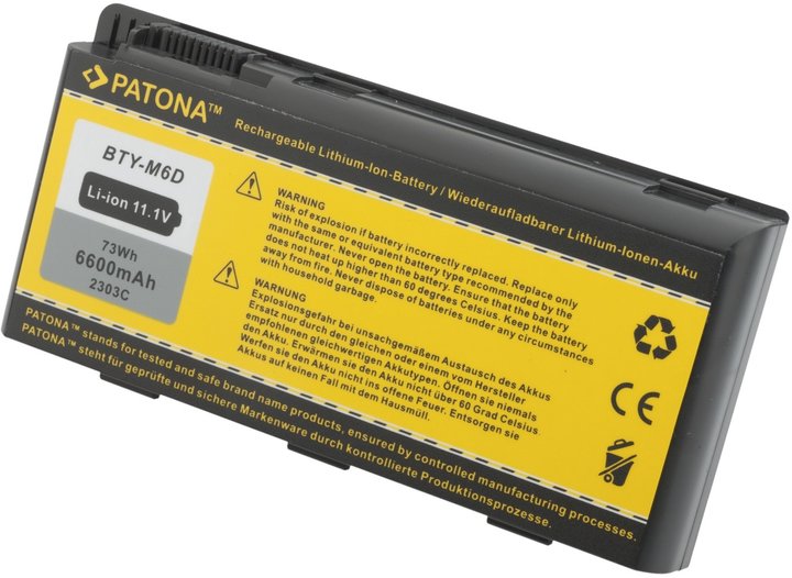 Patona baterie pro MSI BTY-M6D 6600mAh 11,1V_513384492