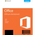 Microsoft Office 2016 pro domácnosti, bez média - kartička