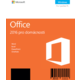 Microsoft Office 2016 pro domácnosti, bez média - kartička