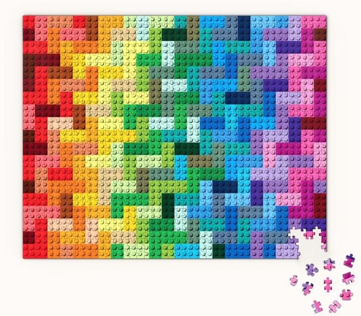 Puzzle Chronicle books - LEGO® Duhové kostky, 1000 dílků_1137319234