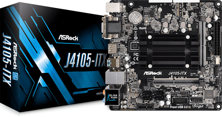 ASRock J4105-ITX - Intel J4105