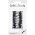 Cable Candy kabelový organizér Small Snake, 3 ks, černá a bílá