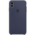 Apple silikonový kryt na iPhone XS Max, půlnočně modrá