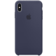 Apple silikonový kryt na iPhone XS Max, půlnočně modrá