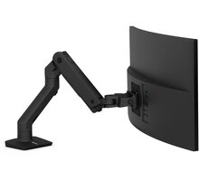 ERGOTRON HX Desk Monitor Arm, stolní rameno max 49" monitor, černá 45-475-224