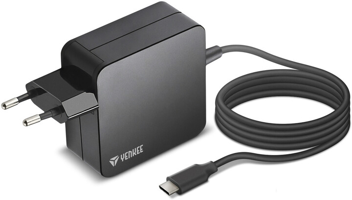 YENKEE síťová nabíječka YAU C100, USB-C, 100W, černá_1968693097