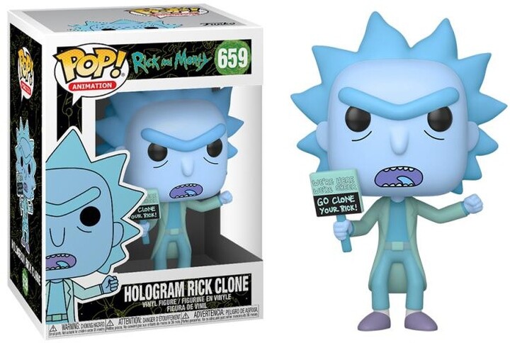 Figurka Funko POP! Rick and Morty - Hologram Rick Clone_1863535896