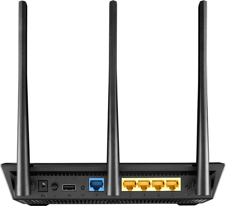 ASUS RT-AC66U, AC1750, Wi-Fi Dual-Band USB3.0 Gigabit Aimesh Router, 4x100/1000, 2ks_584542193