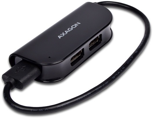 AXAGON externí 4x USB2.0 READY BLACK hub_2101044615