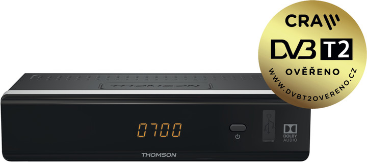 Thomson THT 712, DVB-T2, černý_2053418366