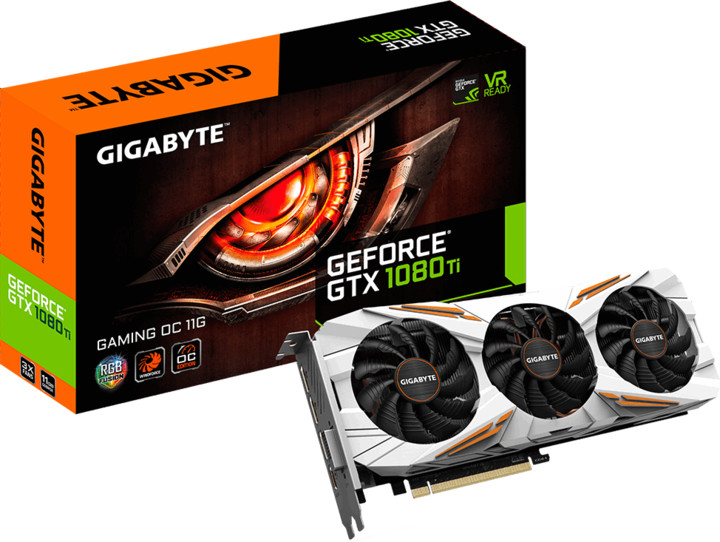 GIGABYTE GeForce 1080 Ti Gaming OC 11G, 11GB GDDR5X_526940392