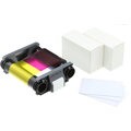 Badgy YMCKO, barevná páska pro tiskárny Badgy + 100 PVC karet (0,76mm)_821294338
