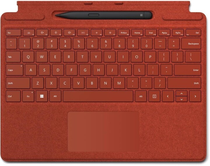 Microsoft Surface Pro Signature Keyboard + Pen bundle (Poppy Red), CZ&amp;SK_57001301