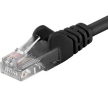 PremiumCord Patch kabel UTP RJ45-RJ45 level 5e, 7m, černá sputp070C