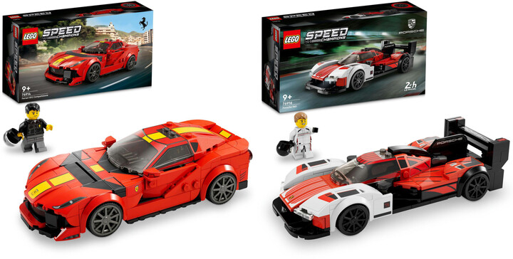 Extra výhodný balíček LEGO® Speed Champions 76914 Ferrari 812 Competizine a 76916 Porsche 963_289571186