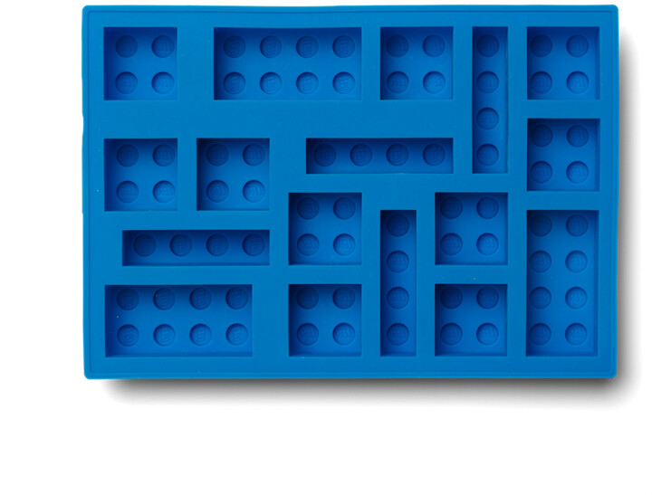 Forma na led LEGO Iconic, silikonová, modrá