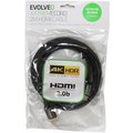 EVOLVEO XXtremeCord, kabel HDMI 2.0b podpora UltraHD 4K2K/HDR, 1m