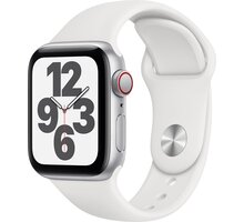 Apple Watch SE Cellular, 40mm, Silver, White Sport Band - Regular_1392251615