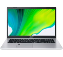 Acer Aspire 5 (A517-52), stříbrná Connex cestovní poukaz v hodnotě 2 500 Kč + Garance bleskového servisu s Acerem + Servisní pohotovost – vylepšený servis PC a NTB ZDARMA