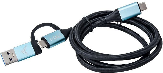 i-tec propojovací kabel USB-C/USB-C s integrovaným adaptérem USB 3.0_759909434