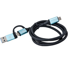 i-tec propojovací kabel USB-C/USB-C s integrovaným adaptérem USB 3.0 C31USBCACBL