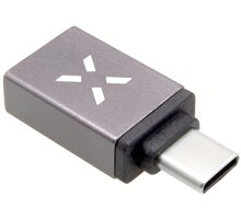 FIXED redukce USB-A 3.0 - USB-C, OTG, šedá_1811297495