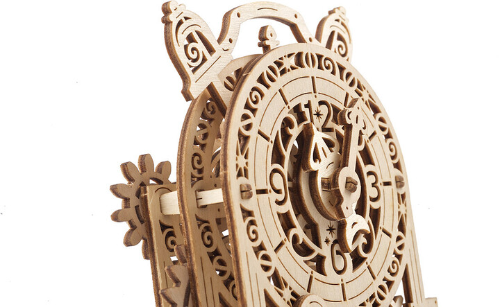UGEARS stavebnice - Vintage Alarm Clock, dřevěná_1911349609