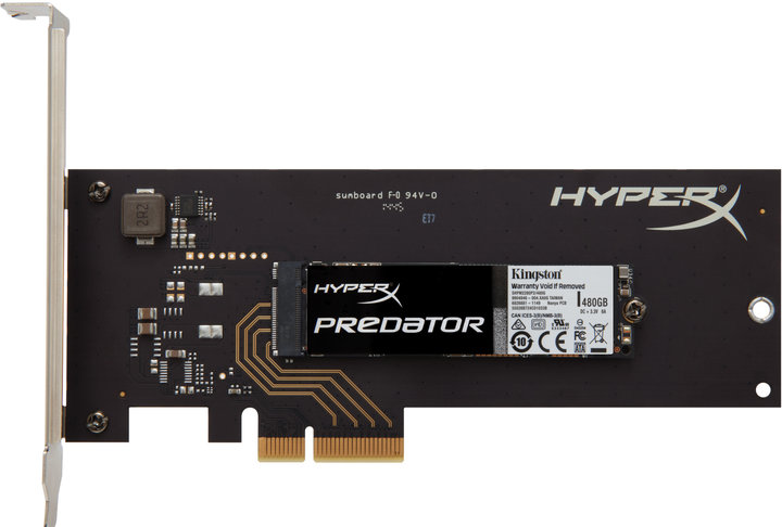 Kingston HyperX Predator, HHHL - 480GB_1012719931