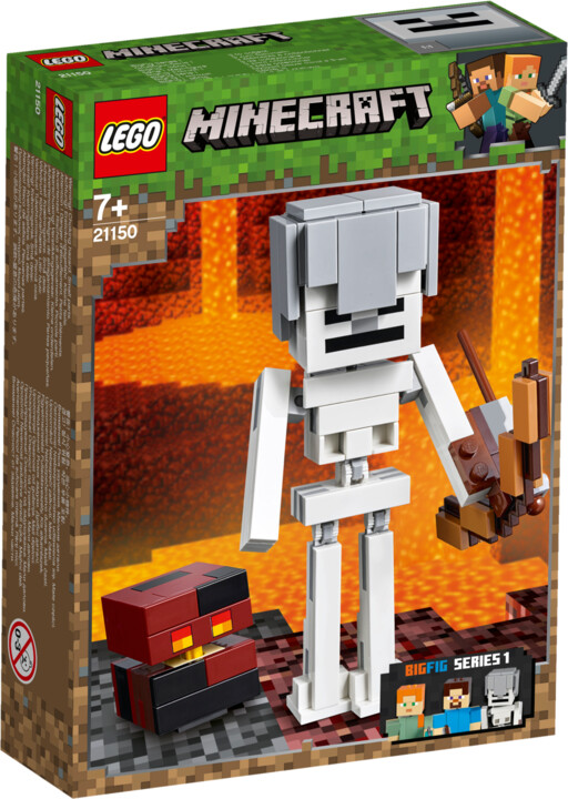 LEGO® Minecraft® 21150 Minecraft velká figurka: Kostlivec s pekelným slizem_1603232358