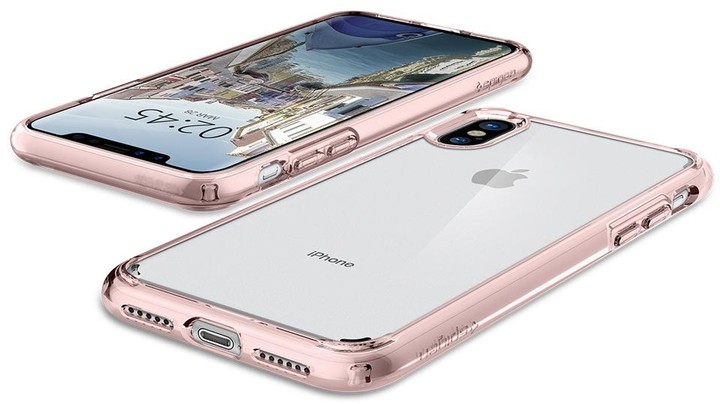 Spigen Ultra Hybrid iPhone X, rose crystal_401120161