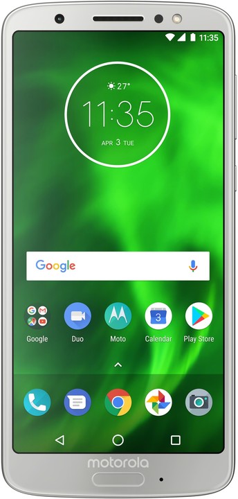 Motorola Moto G6, 3GB/32GB, Silver_1789916401