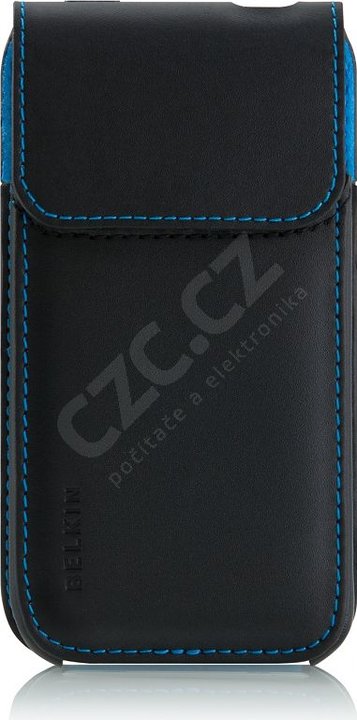 Belkin kožené pouzdro pro iPhone 4, černé_679283247