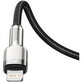 BASEUS kabel Cafule Series, USB-C - Lightning, M/M, nabíjecí, datový, 20W, 1m, černá_1755585410