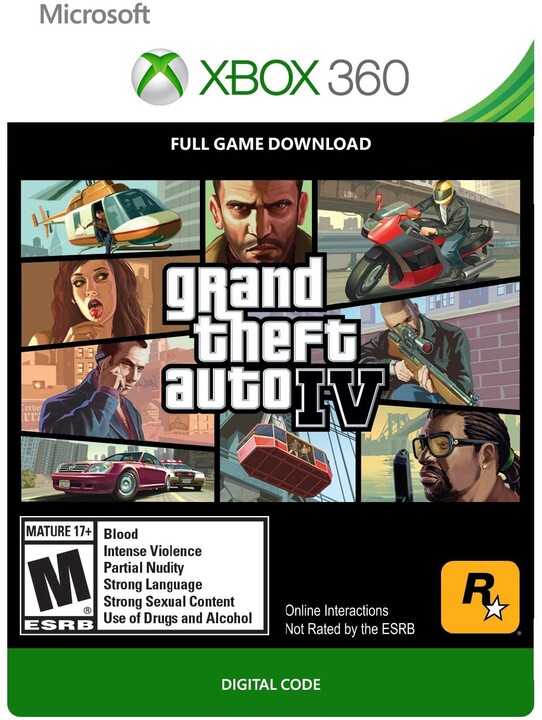 Grand Theft Auto IV (Xbox 360) - elektronicky_305293921