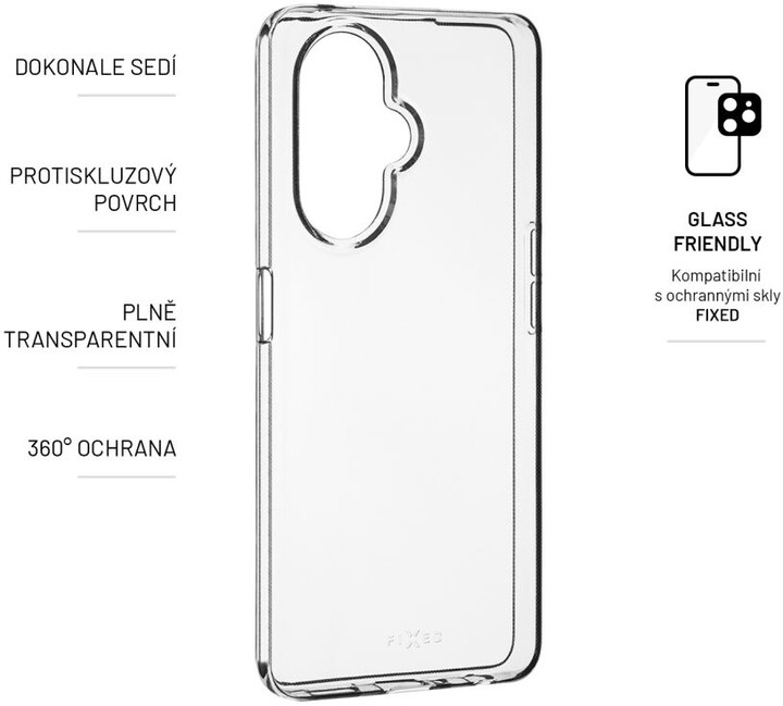 FIXED TPU gelové pouzdro pro OnePlus Nord CE 3 lite 5G, čirá_1607132036