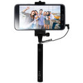FIXED Snap Mini kompaktní selfie stick, spoušť přes 3,5 mm jack, černý