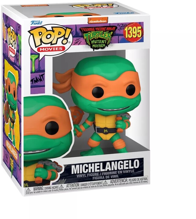 Figurka Funko POP! Teenage Mutant Ninja Turtles - Michelangelo (Movies 1395)_613193156
