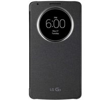 LG QUICKCIRCLE flipové pouzdro pro LG G3, černá_638847608