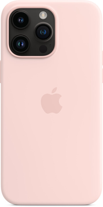 Apple Silikonový kryt s MagSafe pro iPhone 14 Pro Max, křídově růžová_2054216944