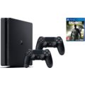 PlayStation 4 Slim, 1TB, černá + 2x DualShock 4 v2 + Call of Duty: Infinite Warfare_655610653
