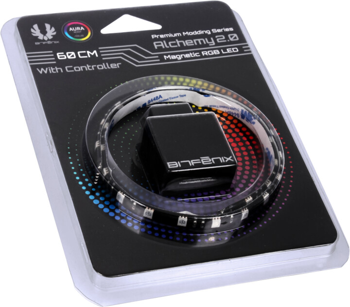 BITFENIX ALCHEMY 2.0 magnetická RGB-LED páska 60cm, 30 LED + ovladač_1806517747