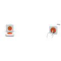 PowerCube ORIGINAL REMOTE multifunkční zásuvkový systém 4x zásuvka, šedá/oranžová_683736356
